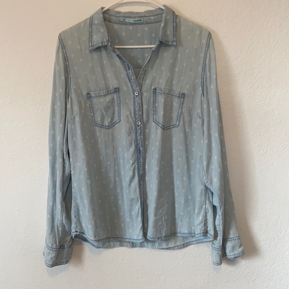 Denim looking flannel